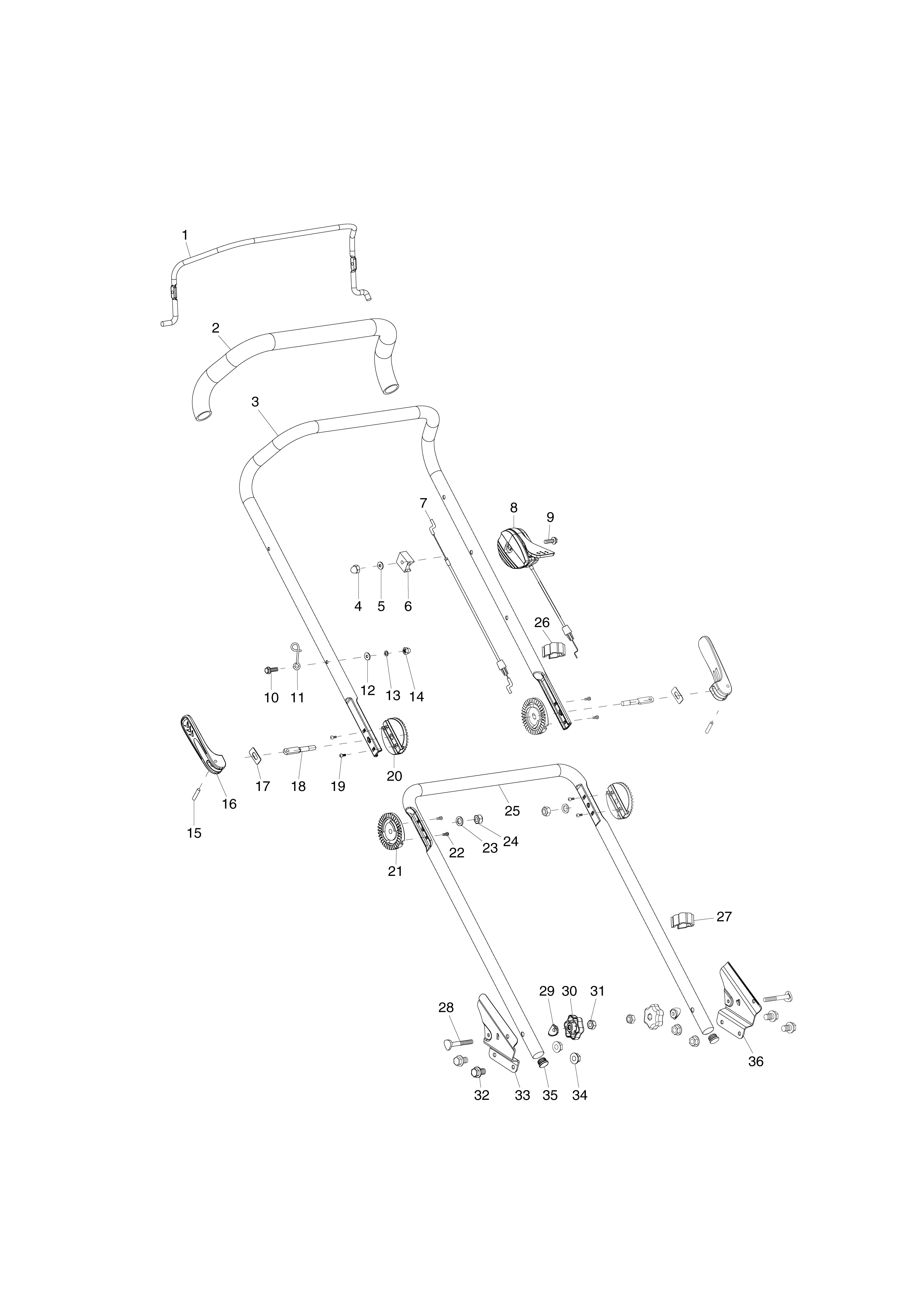 Vue éclatée Makita PLM4627#01