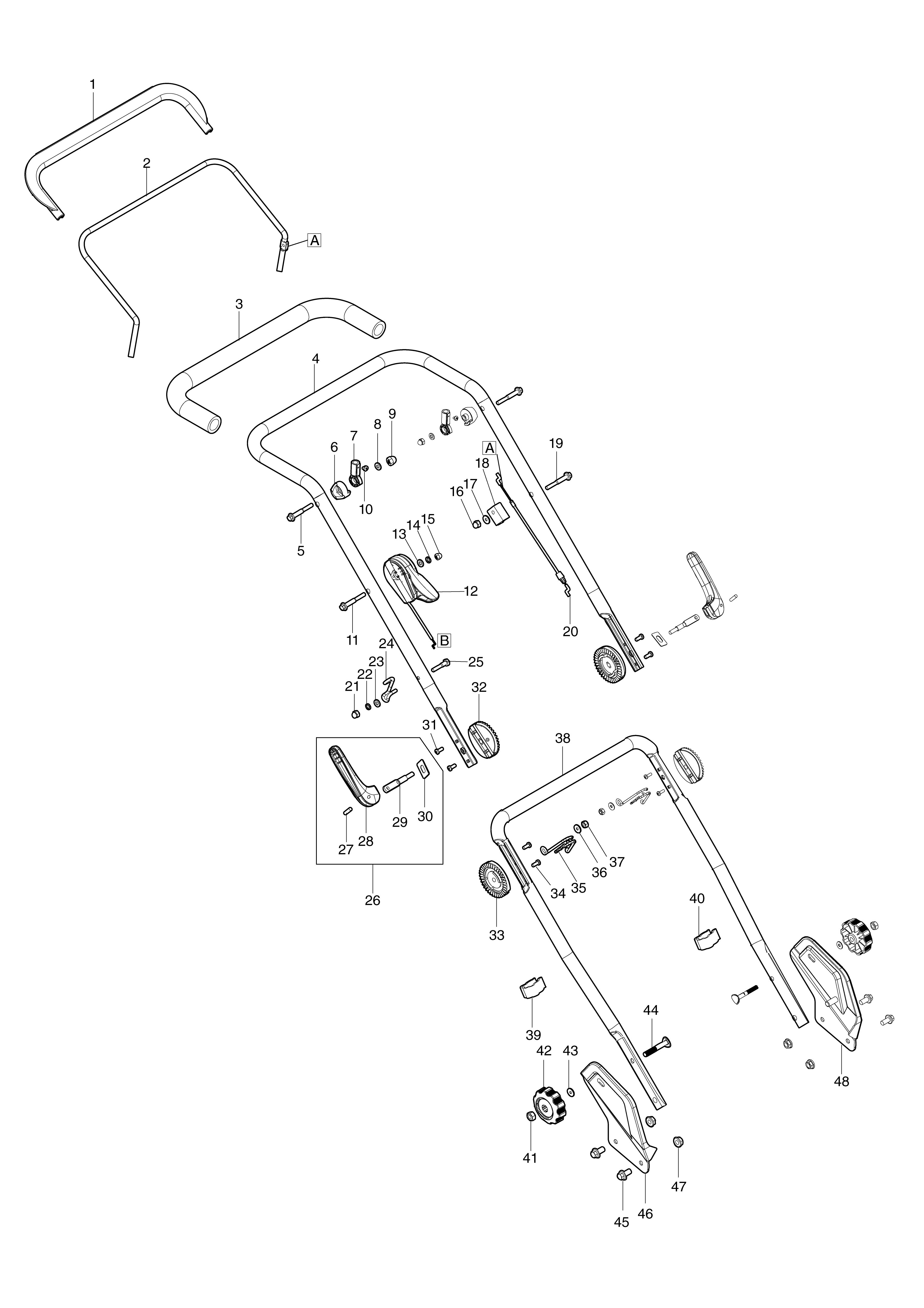 Vue éclatée Makita PLM4630#01
