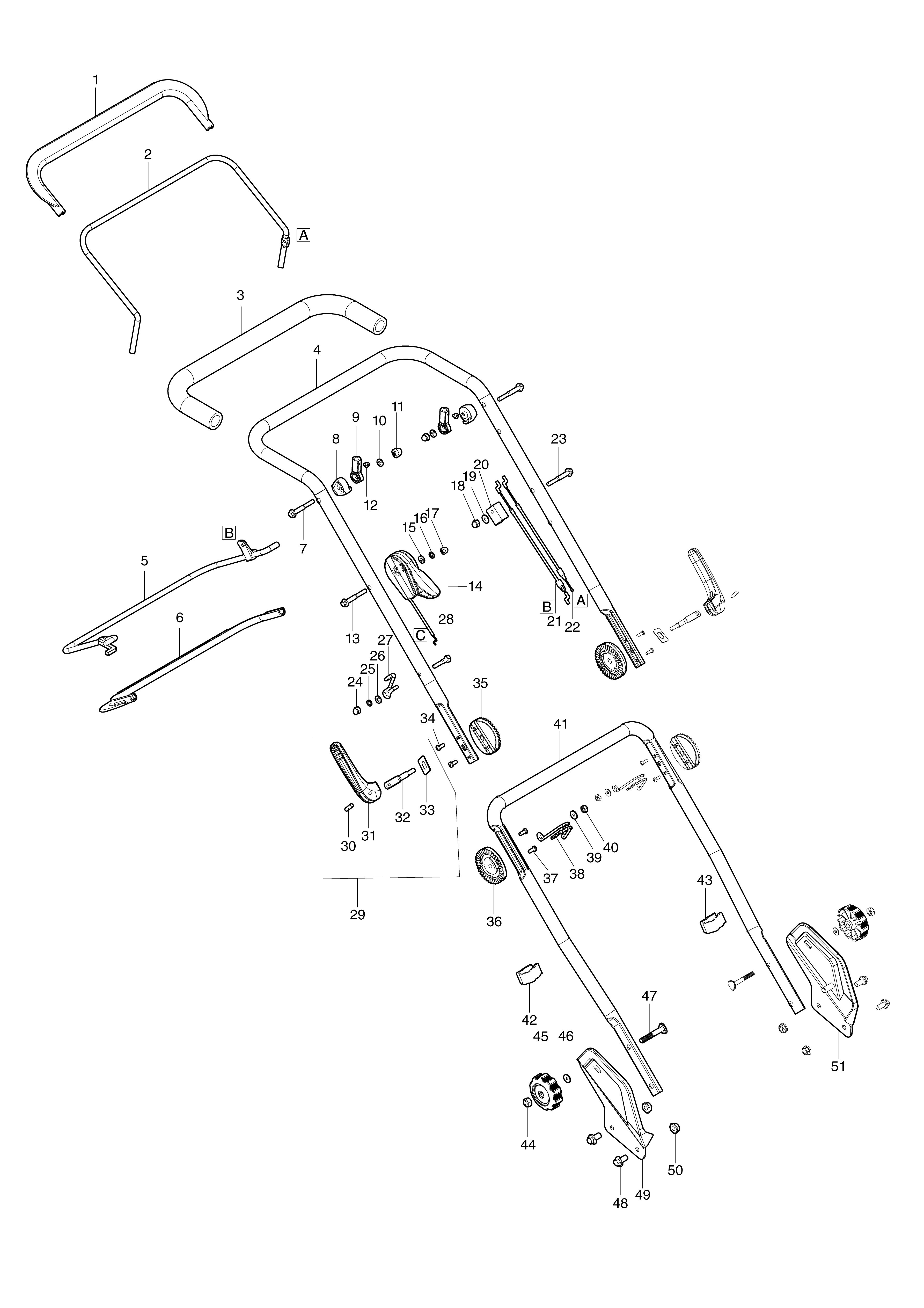 Vue éclatée Makita PLM4631#01