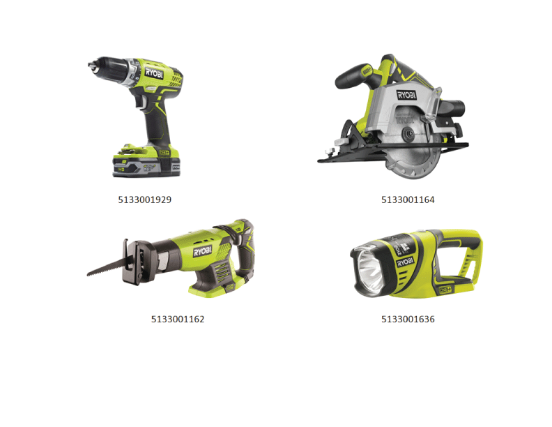 Vue éclatée Ryobi RK184 5133001935#1#01