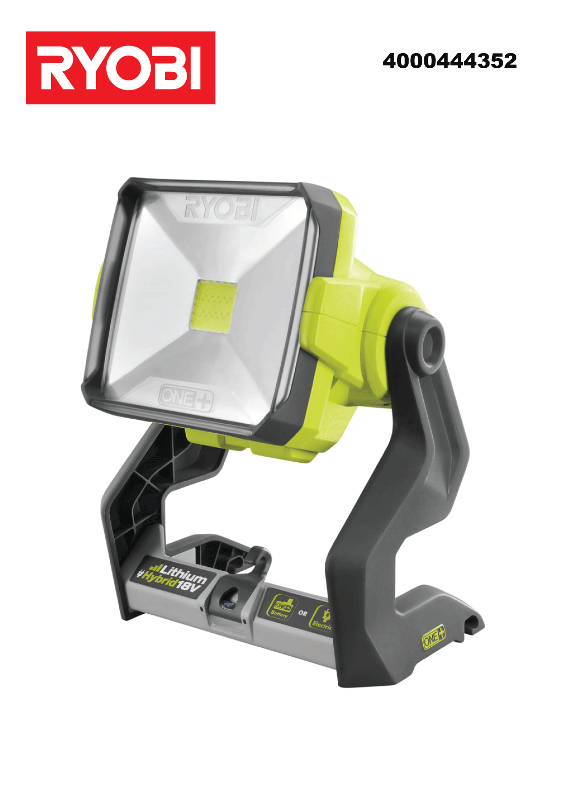 Vue éclatée Ryobi R18ALH-0_18V 4000444352#01