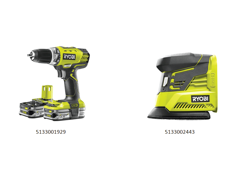 Vue éclatée Ryobi R18DDPS-LL15S_DRILL+SANDER 5133002783#1#01