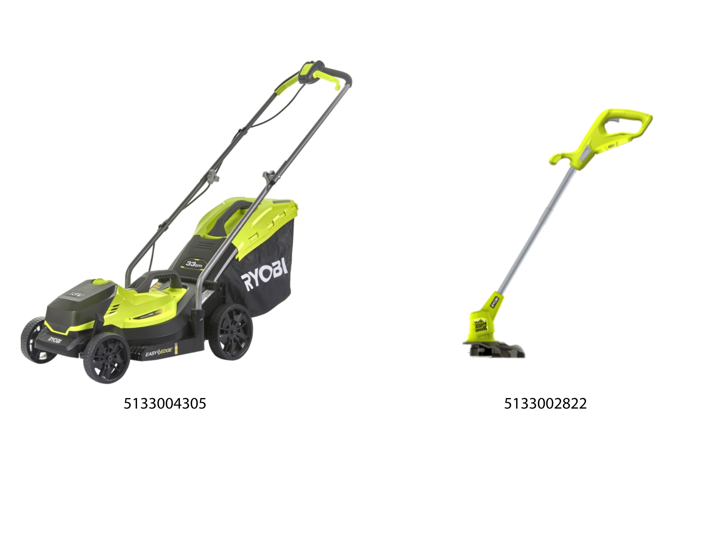 Vue éclatée Ryobi RLM1833BLT1825M 5133004451#1#01