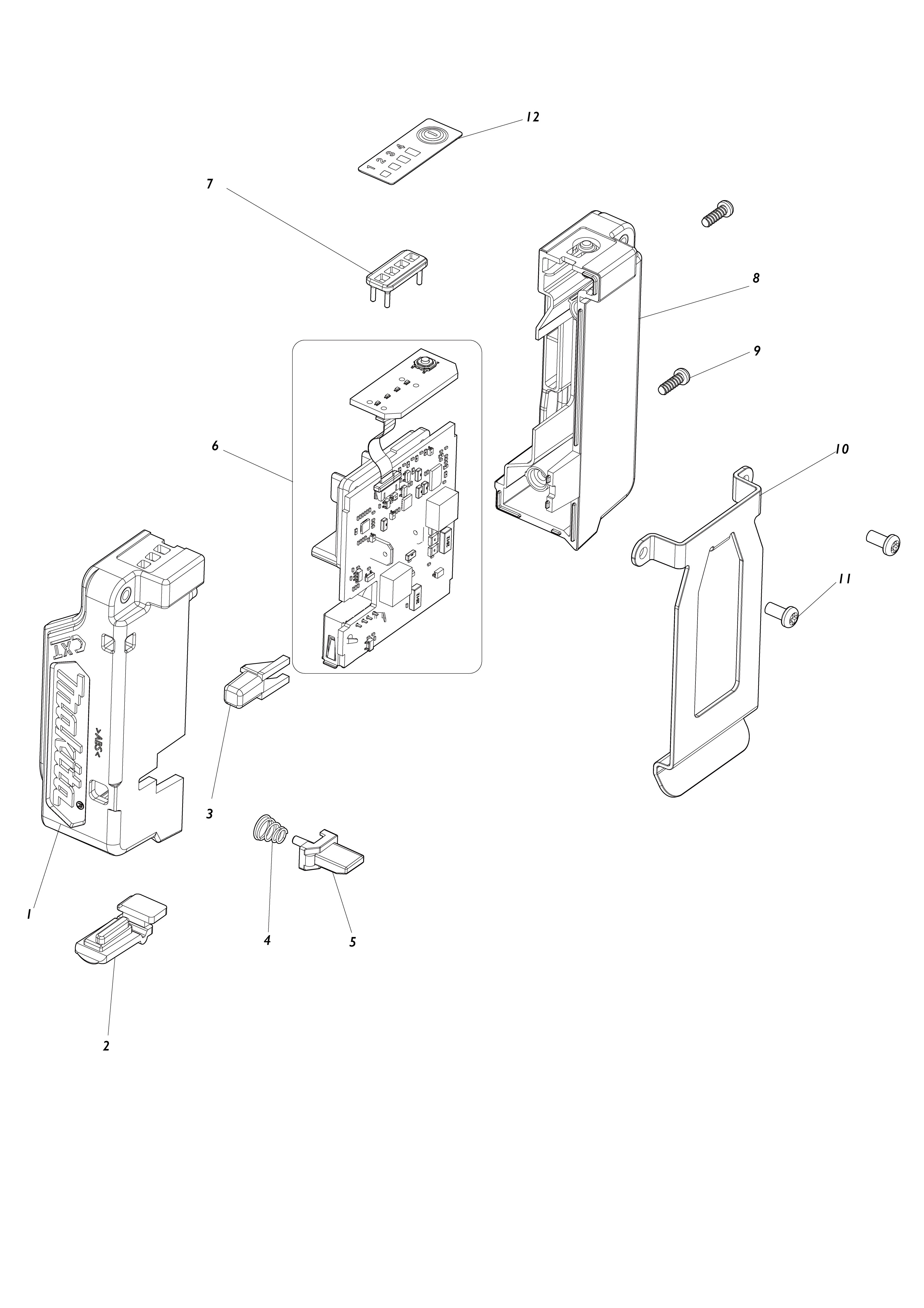 Vue éclatée Makita TD00000110#01