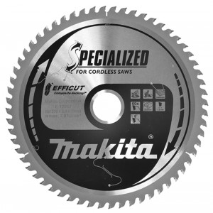 Blade de scie circulaire, Efficut T.c.T, 216 x 30 mm, 60 t Makita