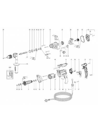 Vue éclatée METABO 00574000#01