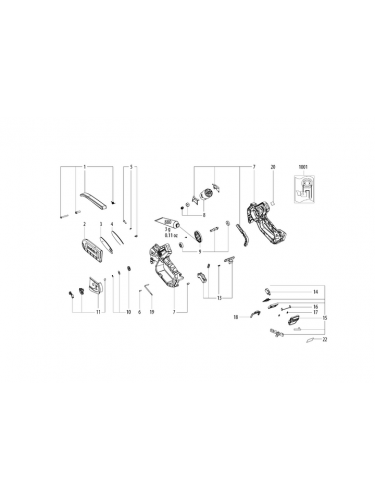 Vue éclatée METABO 00856000#01