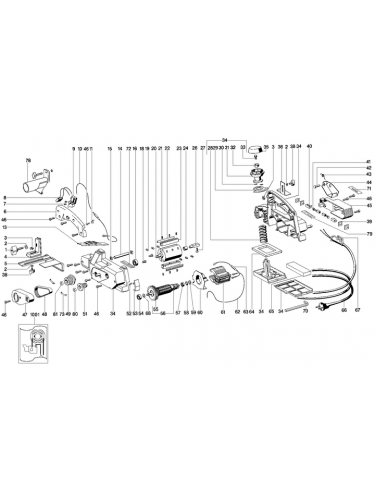 Vue éclatée METABO 00882182#01