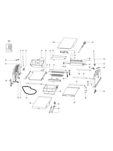 Vue éclatée METABO 011402600014#01