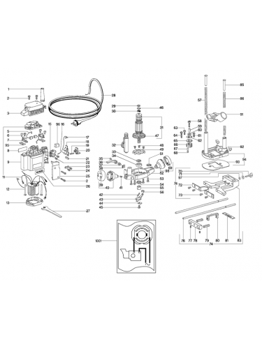 Vue éclatée METABO 01229180#01