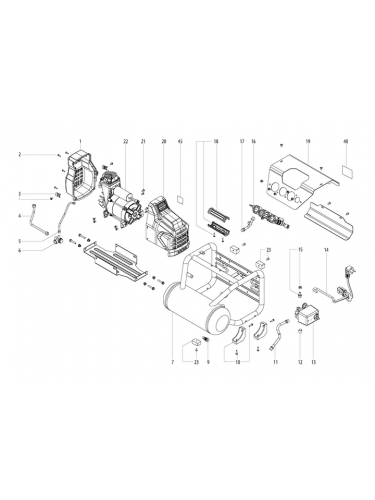 Vue éclatée METABO 01531000#01