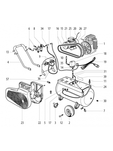 Vue éclatée METABO 01540000#01