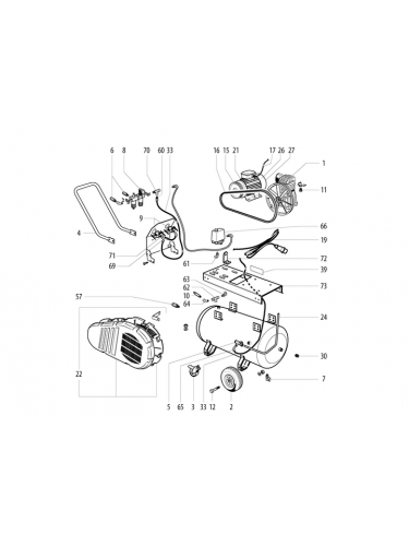 Vue éclatée METABO 01540001#01