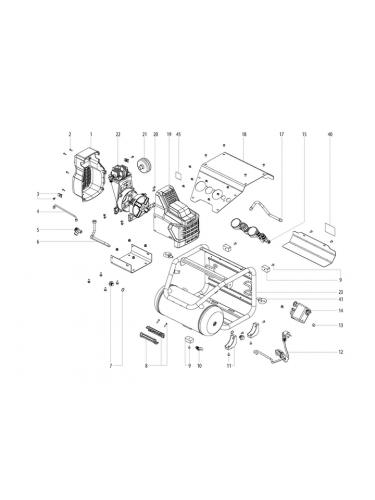 Vue éclatée METABO 01544000#01