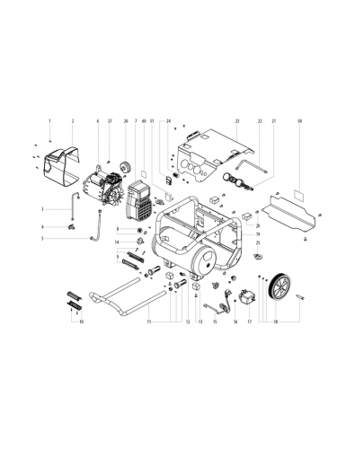 Vue éclatée METABO 01545000#01