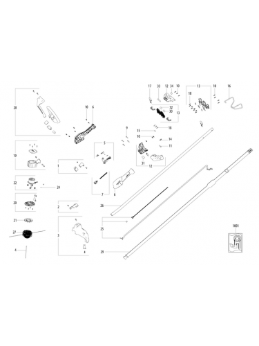 Vue éclatée METABO 01610000#01