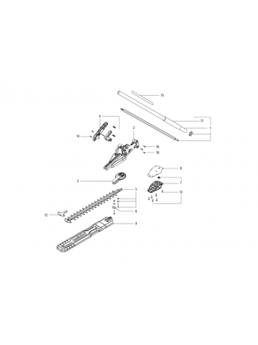 Vue éclatée METABO 01726000#01