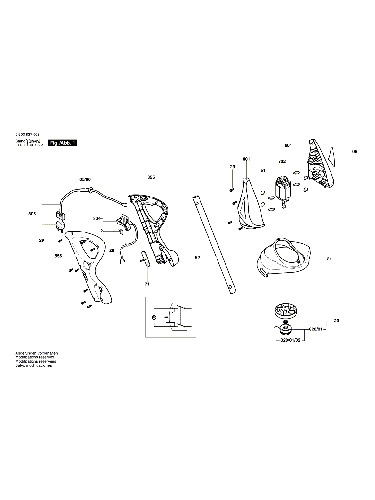 Vue éclatée Bosch ART23G 0600827003#01