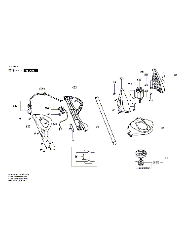 Vue éclatée Bosch ART23G 06008275A3#01
