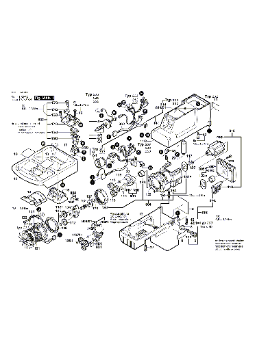 Vue éclatée Bosch AXT2000 0600850203#01