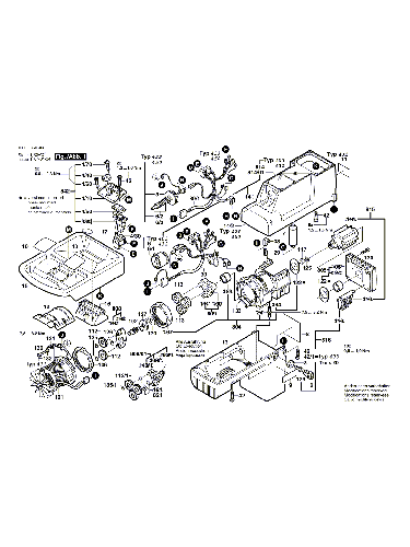 Vue éclatée Bosch AXT2200 0600850403#01