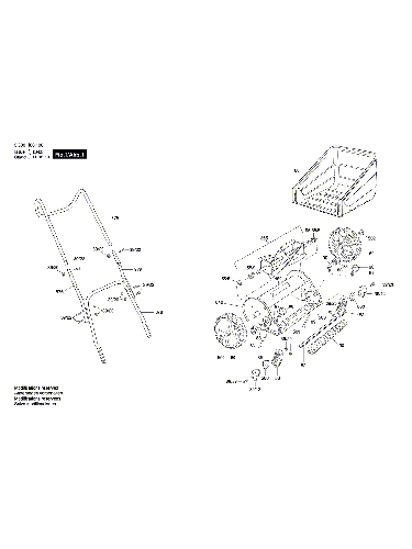 Vue éclatée Bosch AHM38G 0600886103#01