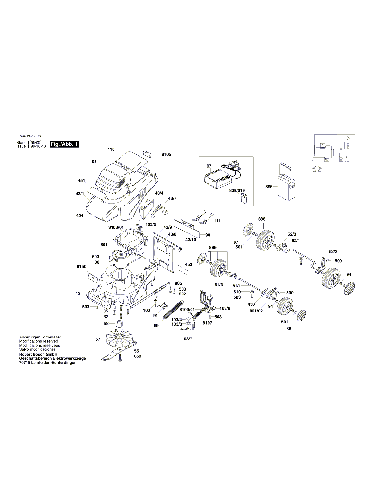 Vue éclatée Bosch ARM32-17ACCU 0600898203#01