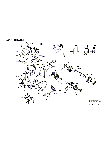 Vue éclatée Bosch ARM32-17ACCU 0600898403#01