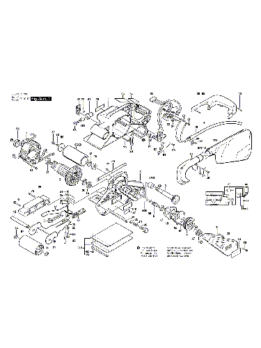 Vue éclatée Bosch GBS100AE 0601273748#01