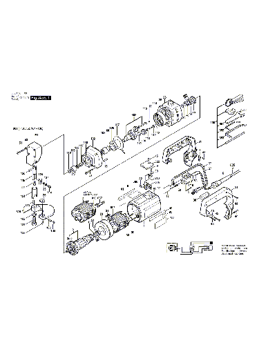 Vue éclatée Bosch GSC3,5 0601507148#01