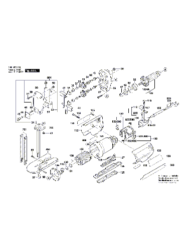 Vue éclatée Bosch GSG300 0601575108#01