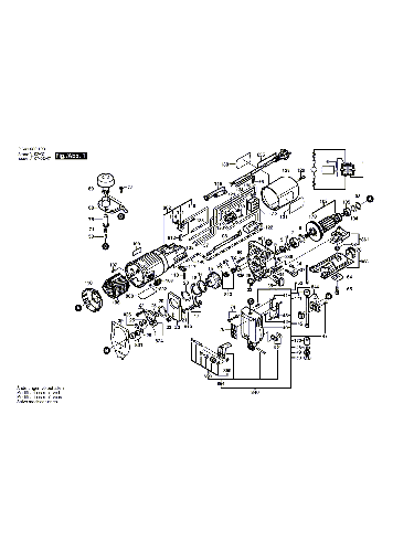 Vue éclatée Bosch GST60P 0601582148#01