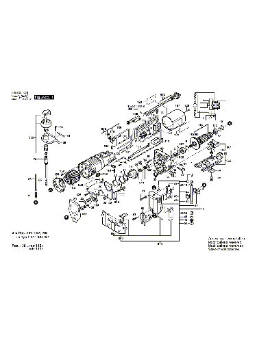 PIECES  DETACHEES SCIE SAUTEUSE   BOSCH GST 85 PE