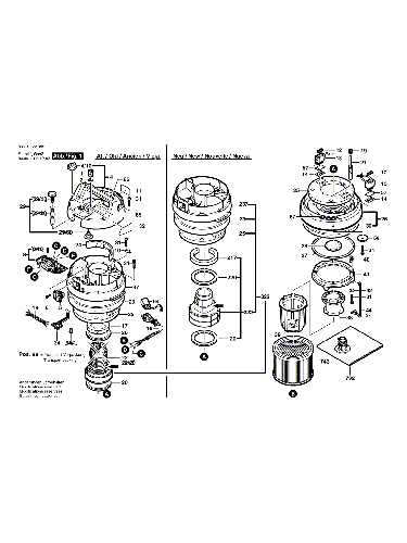 Vue éclatée Bosch GAS10-50RFK 0601972648#01