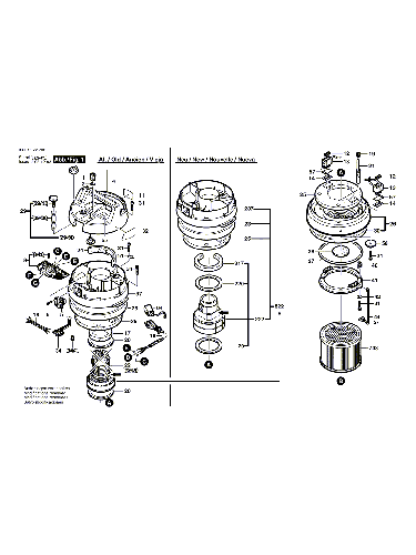 Vue éclatée Bosch GAS10-50RFH 0601972748#01