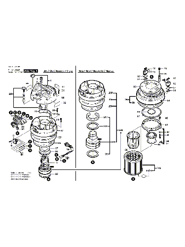 Vue éclatée Bosch GAS12-50RFH 0601972848#01