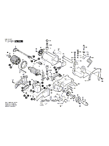 Vue éclatée Bosch GCO14-1 0601B10008#01