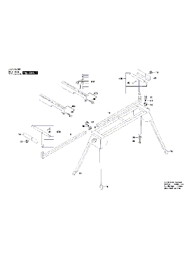 Vue éclatée Bosch GTA2600 0601B12300#01