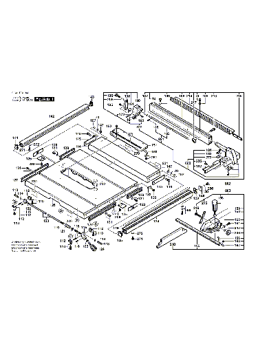 Vue éclatée Bosch GTS10 0601B30008#01