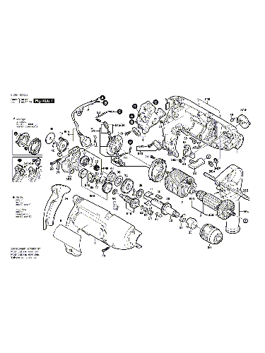 Vue éclatée Bosch PSB750-2RE 0603162603#01
