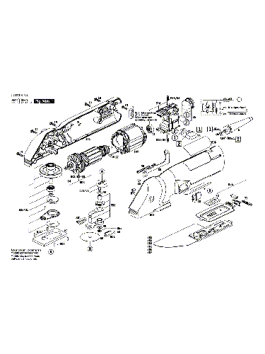 Vue éclatée Bosch PFS280E 0603215703#01