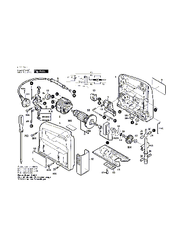 Vue éclatée Bosch PST50A 0603229103#01