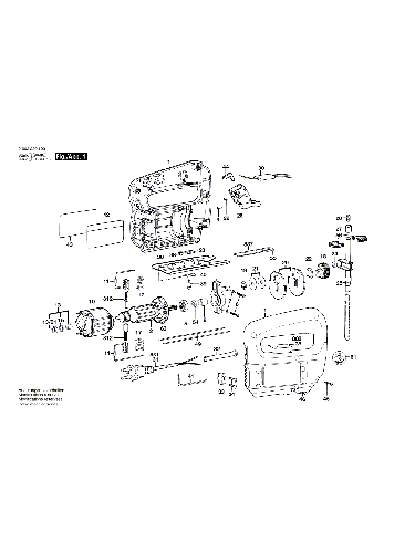 Vue éclatée Bosch PST50 0603230103#01