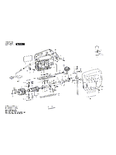 Vue éclatée Bosch PST54 0603230203#01