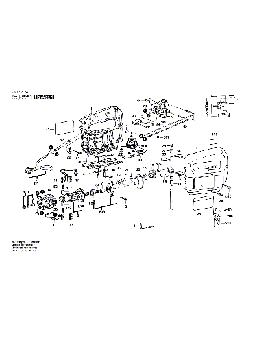 Vue éclatée Bosch PST50-E 0603230448#01