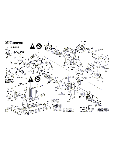 Vue éclatée Bosch PKS66 0603234603#01