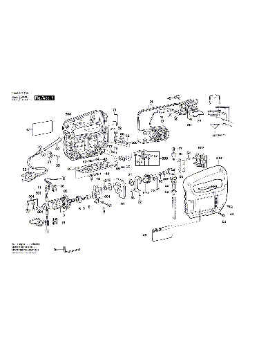 Vue éclatée Bosch PST50PE 0603238603#01