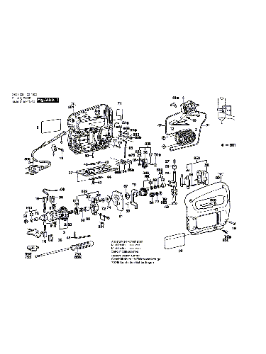 Vue éclatée Bosch PST54PE 0603238803#01