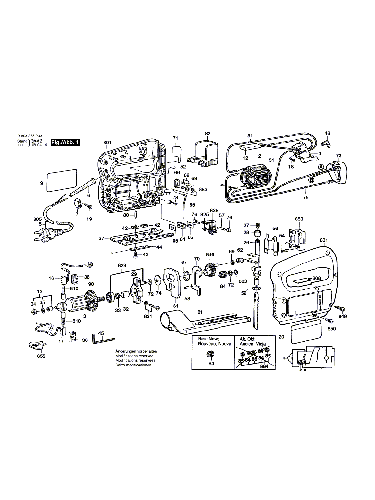 Vue éclatée Bosch PST60PEA 0603238903#01