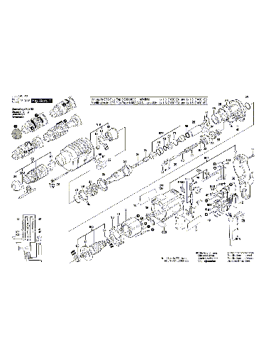 Vue éclatée Bosch PBH20-RF 0603243503#01